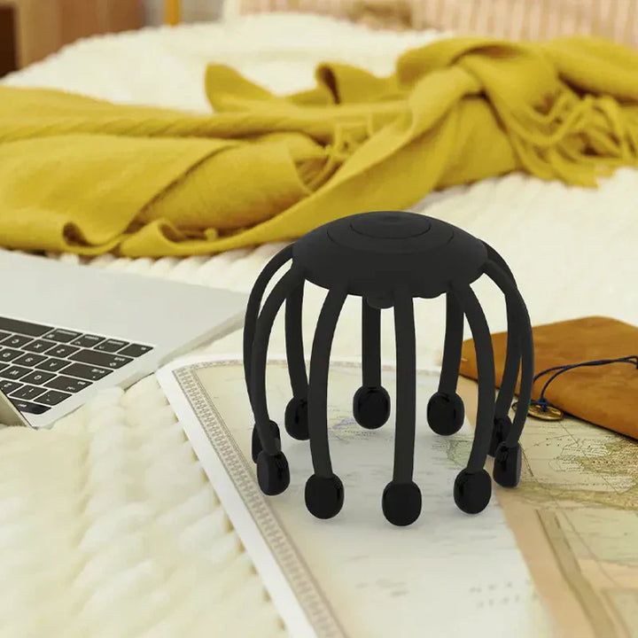 Scalp Massager - RelaxSphere-Black-State of Style