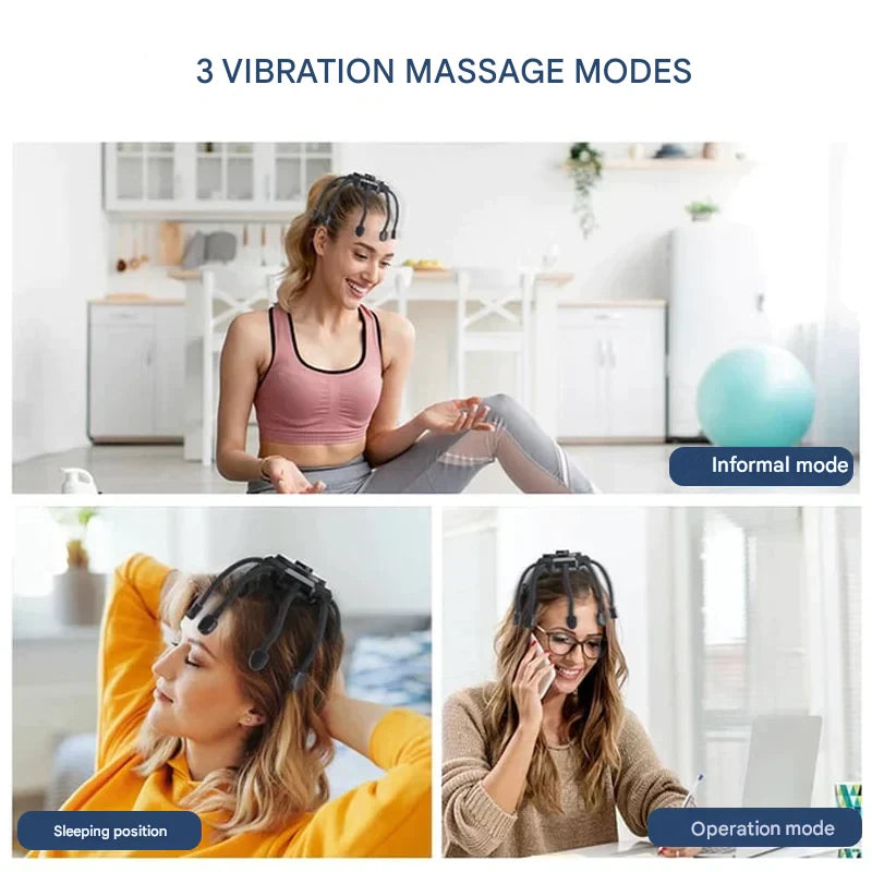 Scalp Massager - RelaxSphere-Black-State of Style