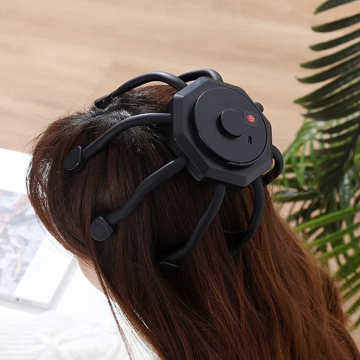 Scalp Massager - RelaxSphere-Black-State of Style