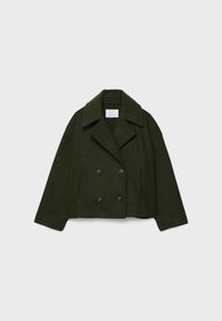 Autumn short jacket in double-breasted style – Clara