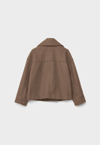 Autumn short jacket in double-breasted style – Clara