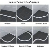 Silicon Shower Barrier - DryGuard-White-100 cm-State of Style