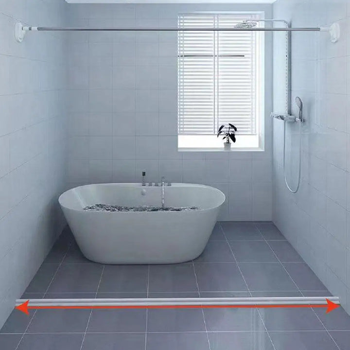 Silicon Shower Barrier - DryGuard-White-100 cm-State of Style