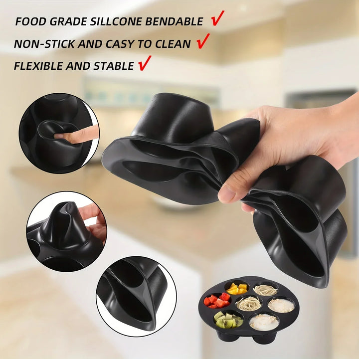 Silicone Bakeware for Microwave and Air Fryer - FlexiBake-18 cm-State of Style