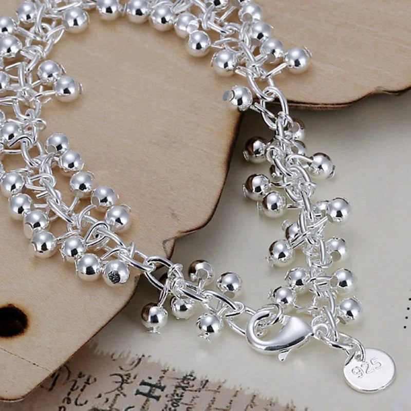 SILVER BEAD BRACELET-State of Style