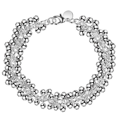 SILVER BEAD BRACELET-State of Style