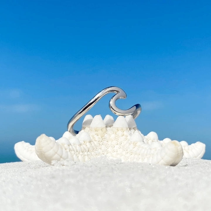 Silver Sea Wave Ring - Maris-5-State of Style