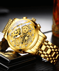 Skeleton Men's Watch - Eclipse-Silver-State of Style