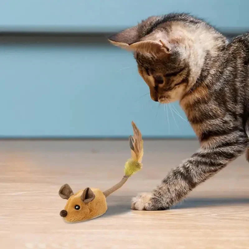 Slim Cat Toy - SmartMouse-Grey-State of Style