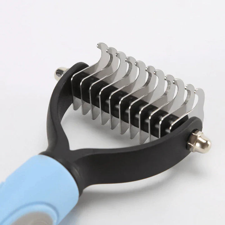 SmoothGroom Double-Sided Pet Grooming Comb-Blue-State of Style