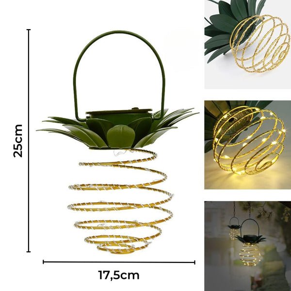 Solar Pineapple Light - SolarPine-State of Style