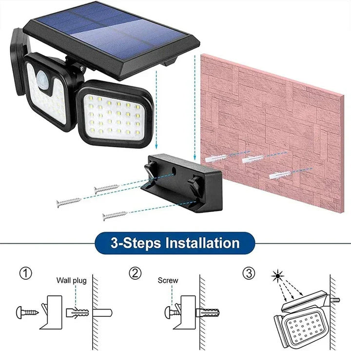 Solar-Powered Wall Light - EcoBright-State of Style