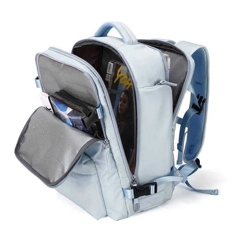 Spacious Versatile Backpack - TrailSafe Pro-Black-State of Style