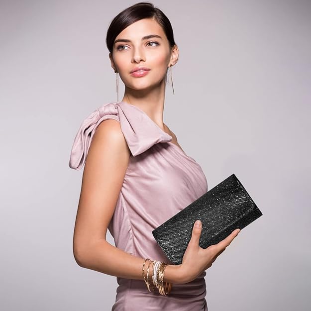 Sparkle Clutch – Ramona-Silver-State of Style