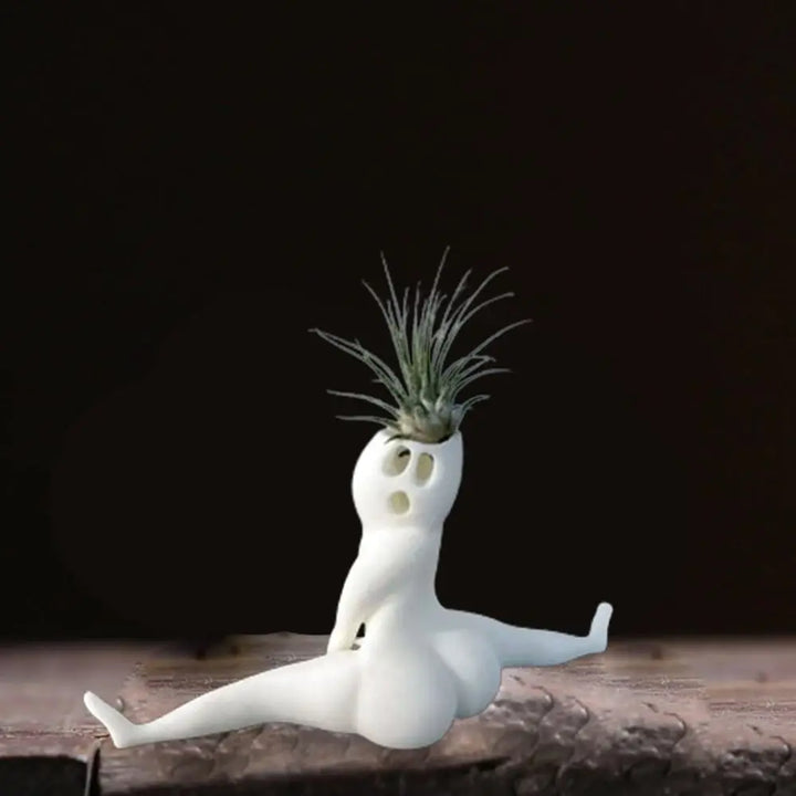 SpookyBuddy Ghost-Shaped Air Plant Display-State of Style