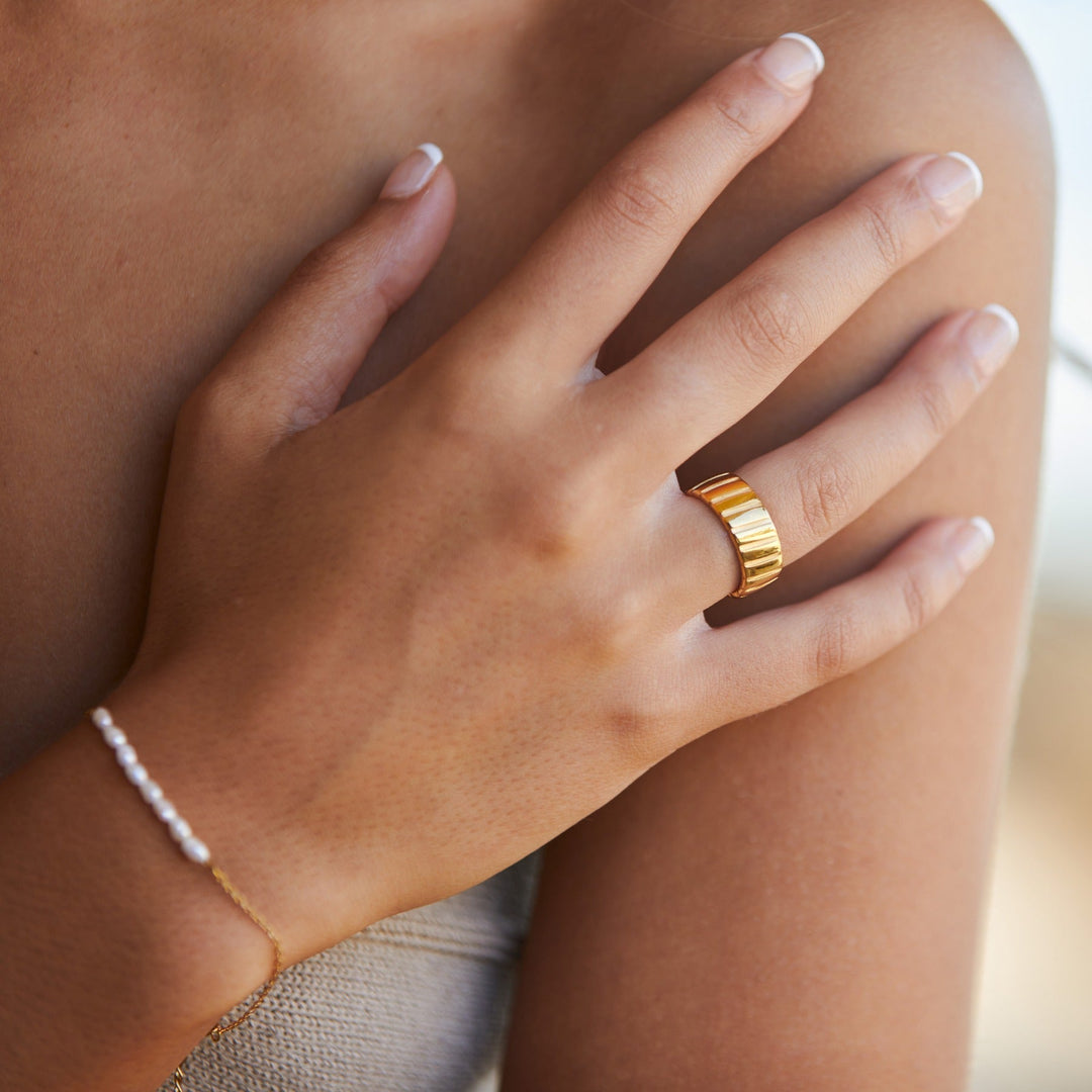 Statement Ring - Stella-6-Gold-State of Style