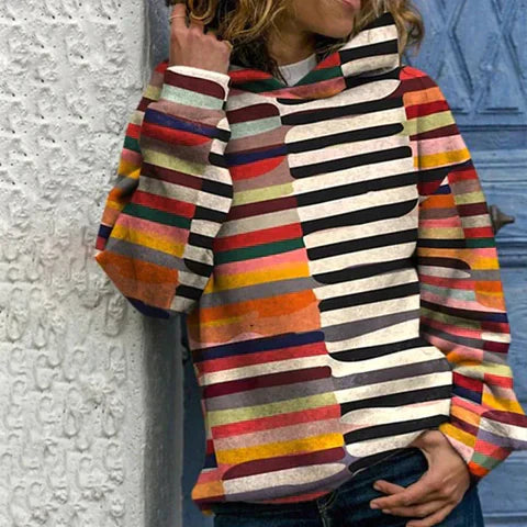 Striped Hoodie - Sophie-S-State of Style