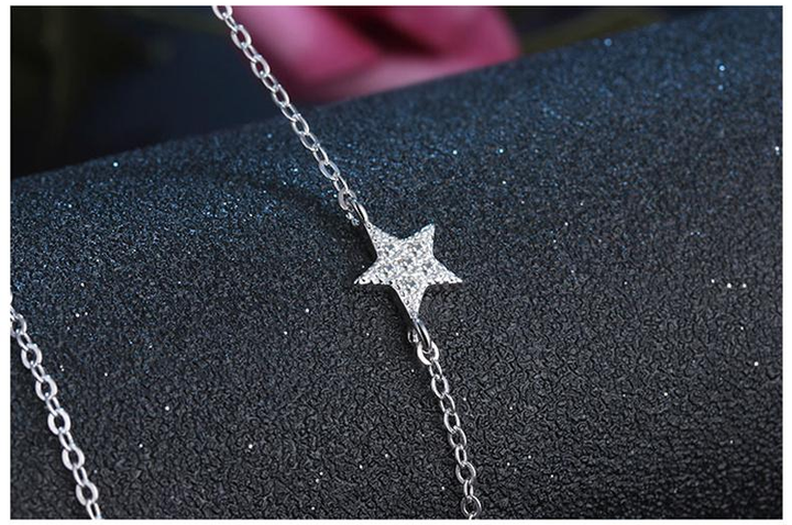 Stunning Silver Star Necklace-State of Style