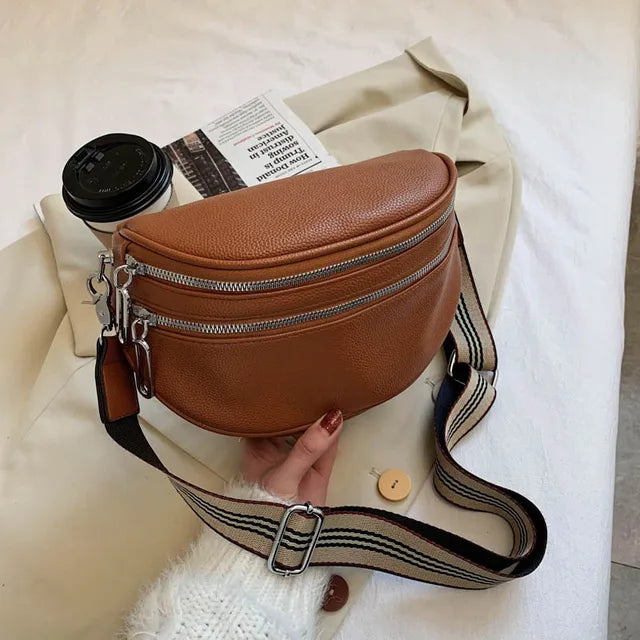 Stylish Handbag - Isla-Brown-25x20x9.5 cm-State of Style
