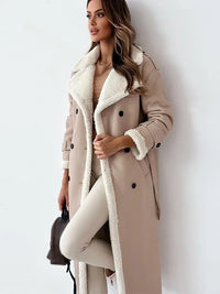 Stylish Long Women's Winter Coat - Seraphina-Black-S-State of Style