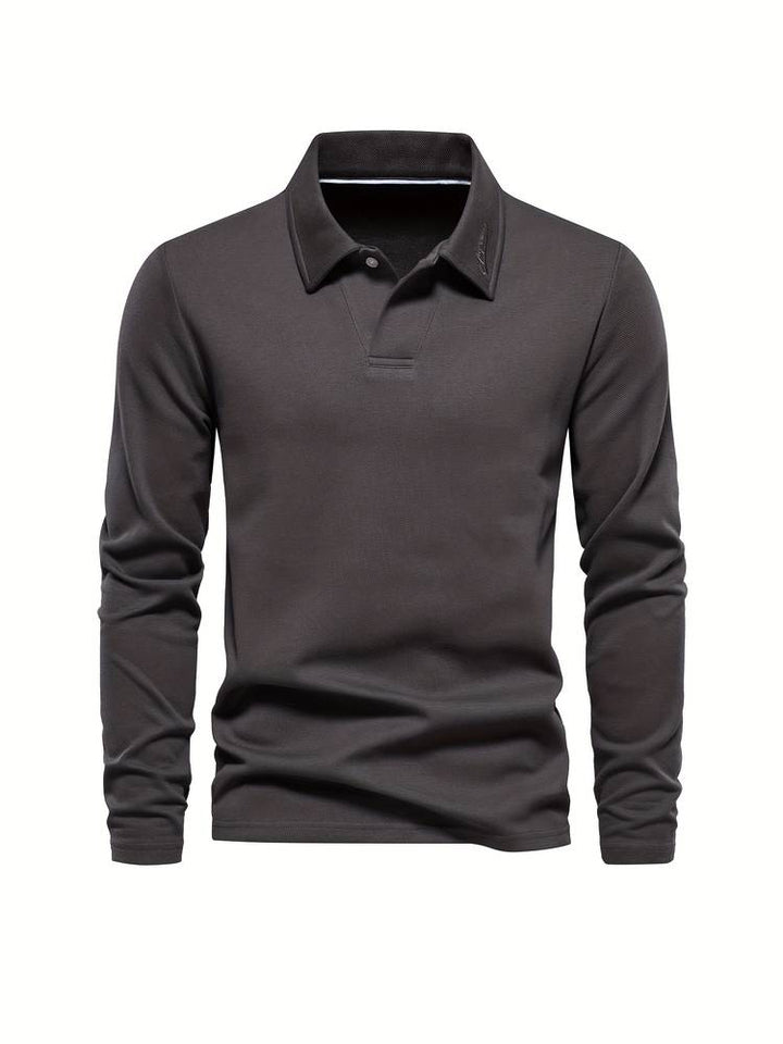 Stylish Men's Pullover – Matteo-Black-S-State of Style