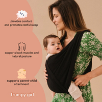 Supportive Baby Carrier - CuddleWrap-Light grey-State of Style