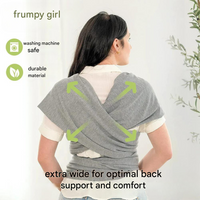Supportive Baby Carrier - CuddleWrap-Light grey-State of Style