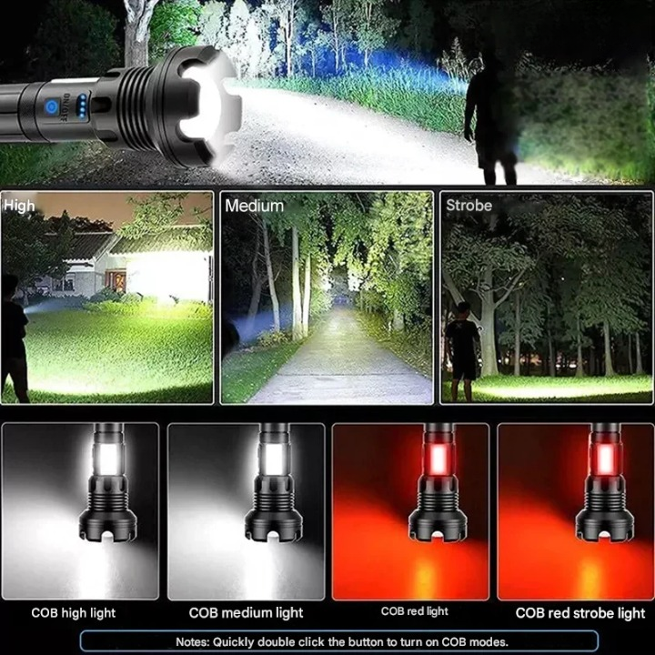 Tactical Flashlight - LumenTact-Basic version (50000 LUMEN)-Excl. battery-State of Style