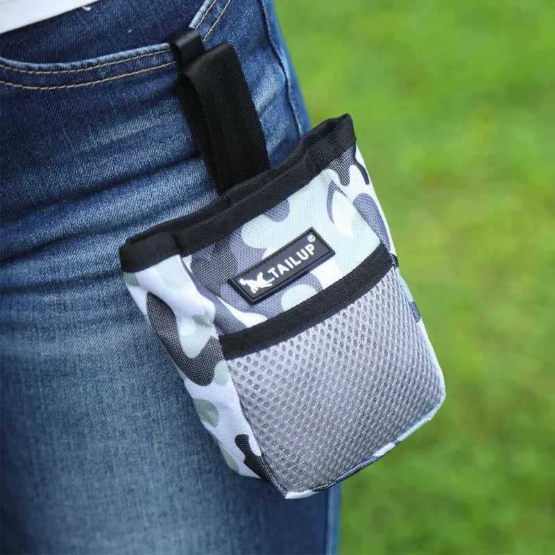 The Practical Hip Bag for Pet Training – PawTrainer-Grey-State of Style