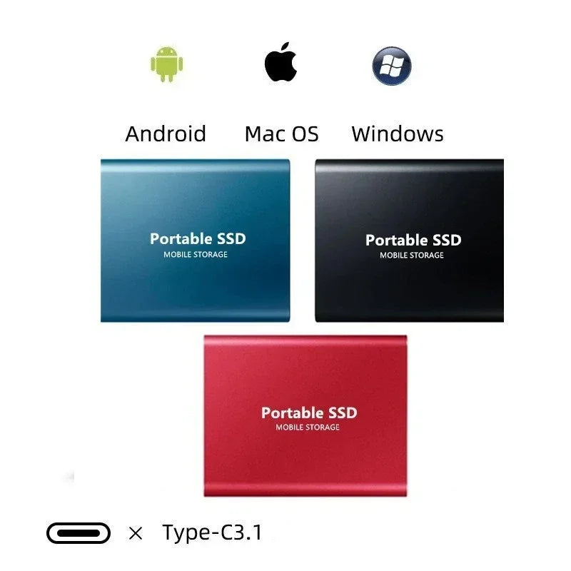 Ultraspeed External SSD - SpeedDrive Pro-Black-2TB-State of Style