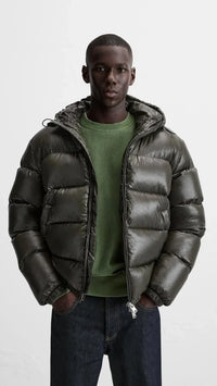 Unisex Down Jacket - Aspen-Black-S-State of Style