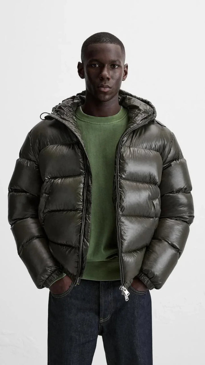 Unisex Down Jacket - Aspen-Black-S-State of Style