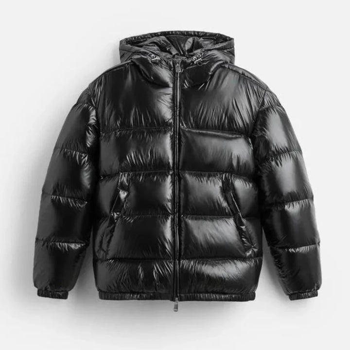Unisex Down Jacket - Aspen-Black-S-State of Style