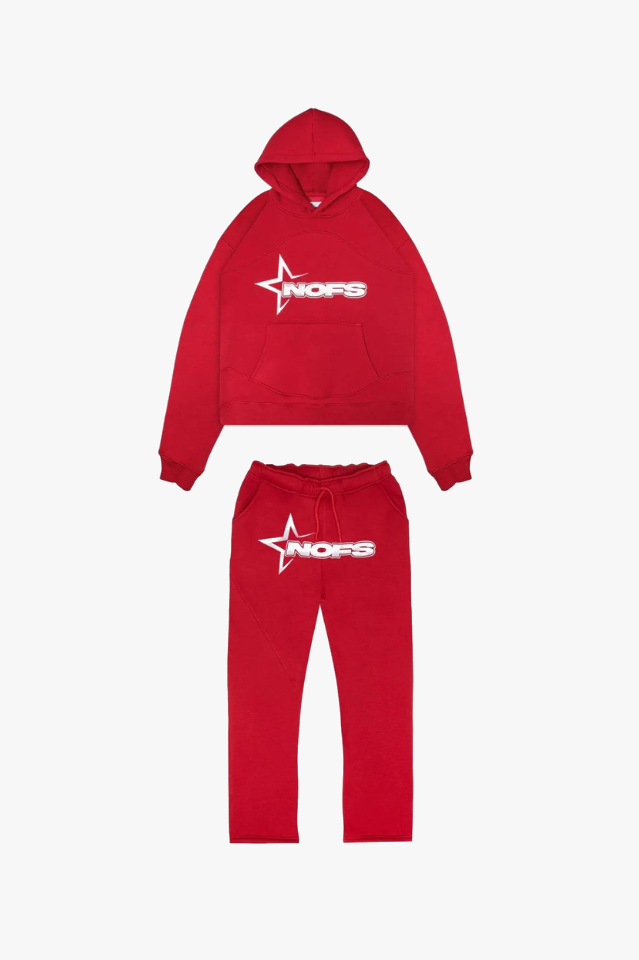 Unisex Tracksuit with Hoodie - Nova-Red-S-State of Style