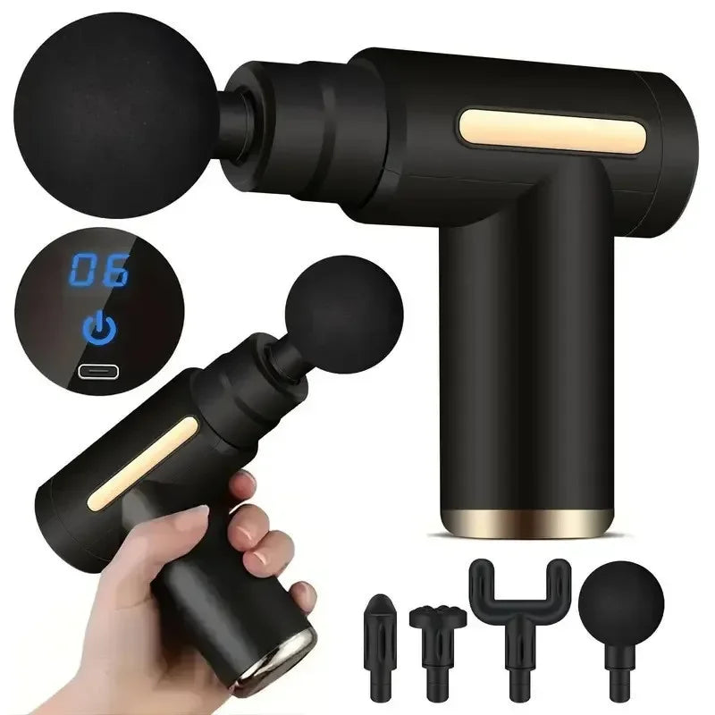 USB Mini Massage Gun - MuscleEase-Red-State of Style