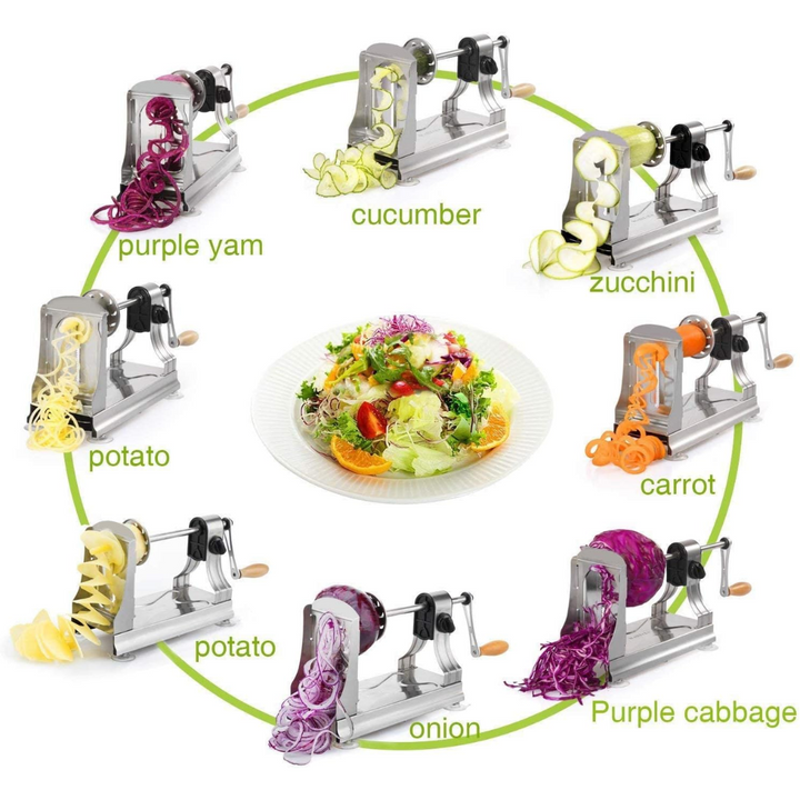 Vegetable Spiralizer with 6 Blades-State of Style
