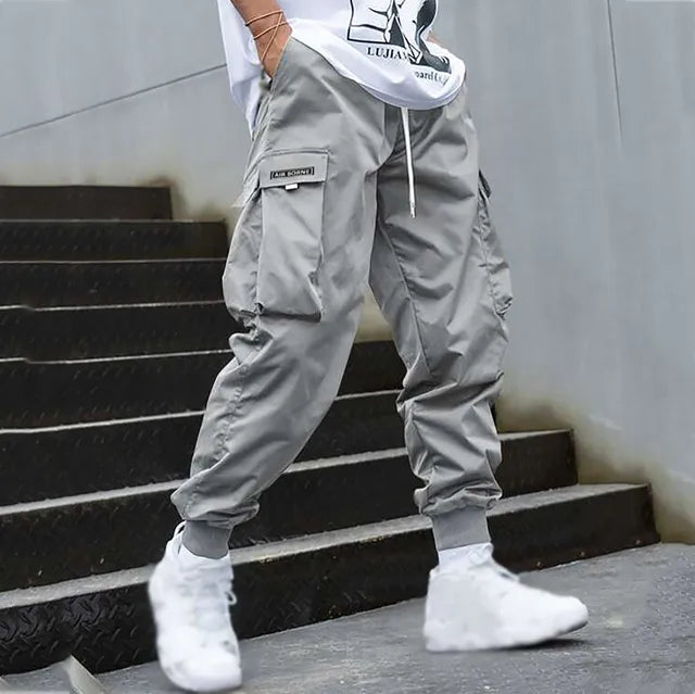 Versatile Cargo Trousers for Men - Jens-Grey-M-State of Style
