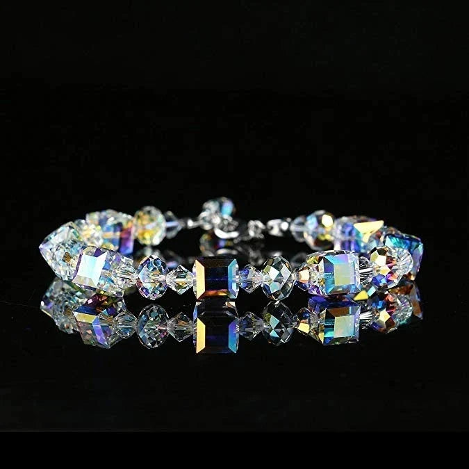 Versatile Cubic Crystal Bracelet-State of Style