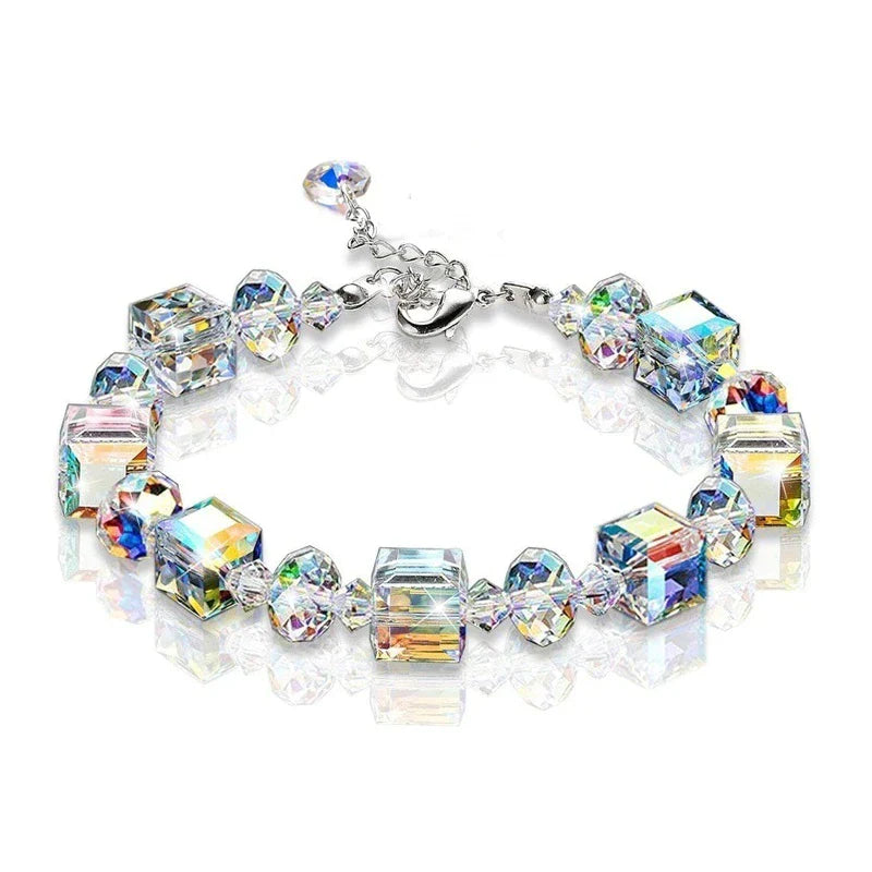 Versatile Cubic Crystal Bracelet-State of Style