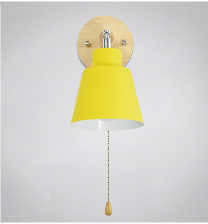 Wall Lamp with Pull Switch - TwistGlow-Yellow-With pull switch-State of Style