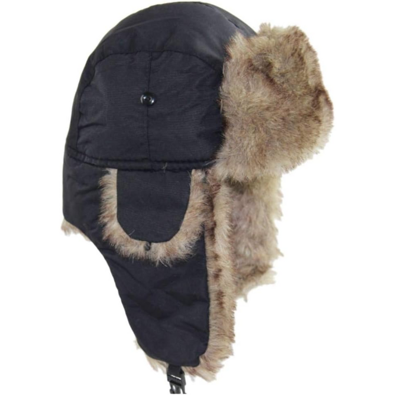 Warm & Windproof Trapper Hat - Alex-Black-State of Style
