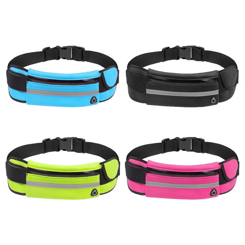 Water-Resistant Running Waist Belt – 1+1 FREE Fitness & Travel Storage Pack