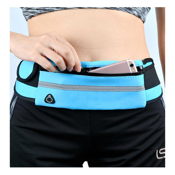 Water-Resistant Running Waist Belt – 1+1 FREE Fitness & Travel Storage Pack