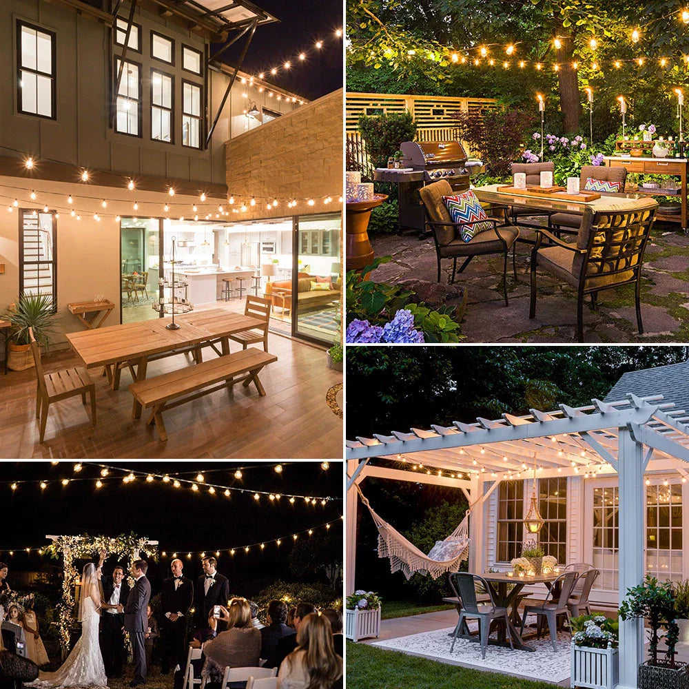 Waterproof LED Light String - LumiGlow-1500 cm-State of Style