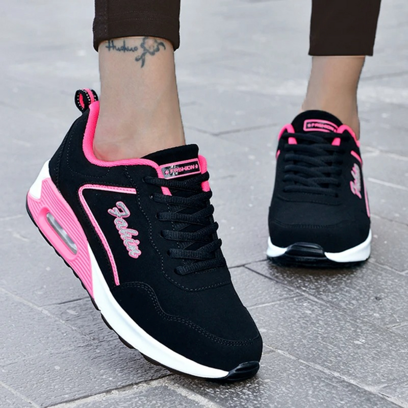 Waterproof & Lightweight Women’s Hiking Shoes for Outdoor – Nora-Black-Pink-3-State of Style