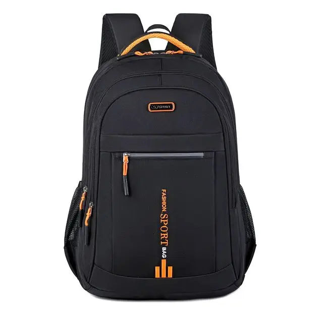 Waterproof Oxford Men's Backpack – UrbanGuard-Orange-A-State of Style