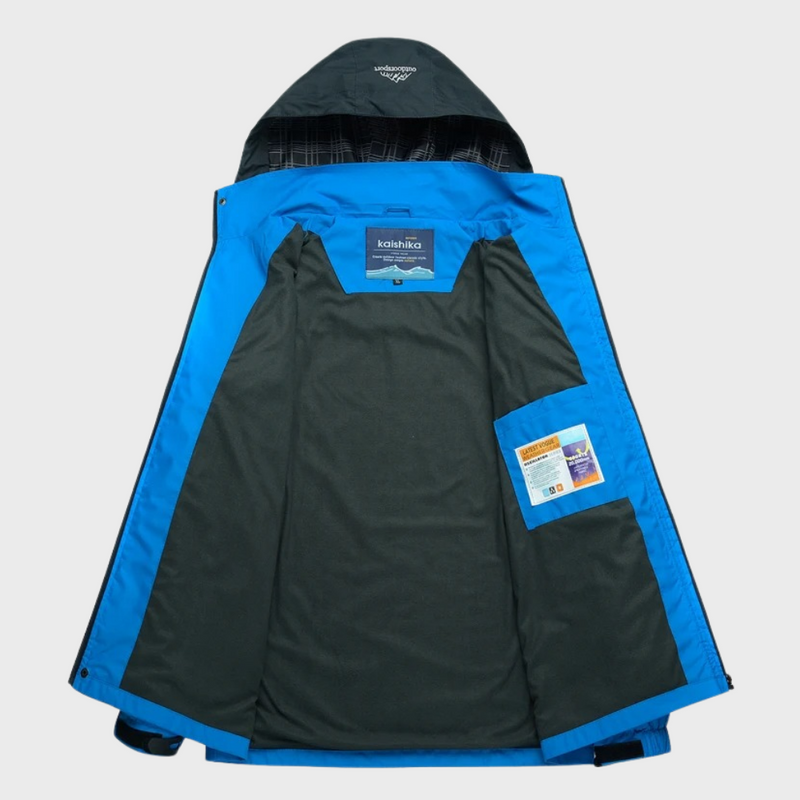Waterproof Wind Jacket for Men - StormGuard-Blue-L-State of Style