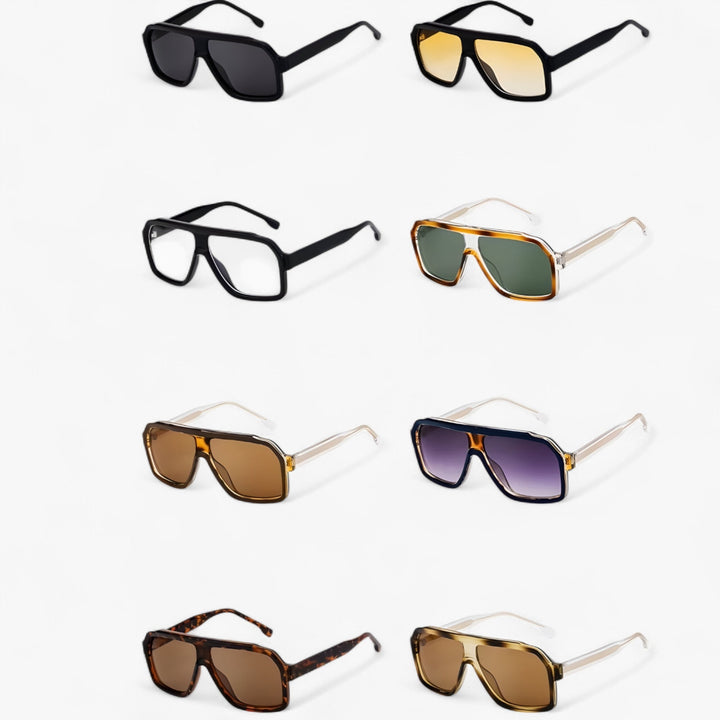 Windproof Oversized Punk Sunglasses – Vortex-Black Grey-State of Style