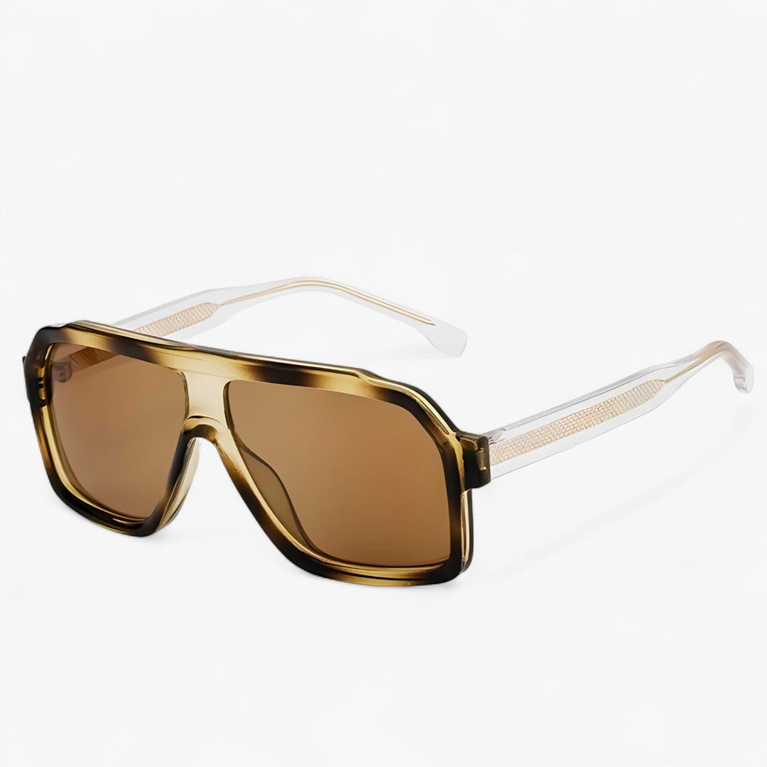 Windproof Oversized Punk Sunglasses – Vortex-Yellow Brown-State of Style