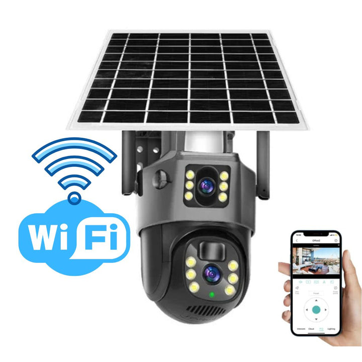Wireless 4K Security Camera with Solar Panel – DualGuard 4K-4G-State of Style